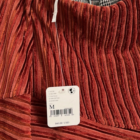 Free People Size Medium Burnt Orange Skirt - Picture 5 of 5